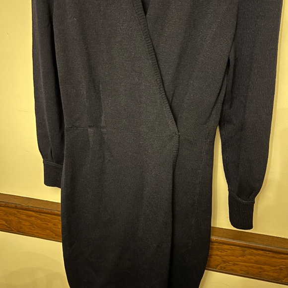 St John's by Marie Gray santana knit wrap dress in black size 12 - tags not on - Picture 5 of 7